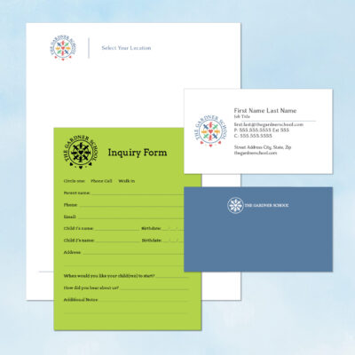 The Gardner School, Business Cards and other stationary, category thumbnail
